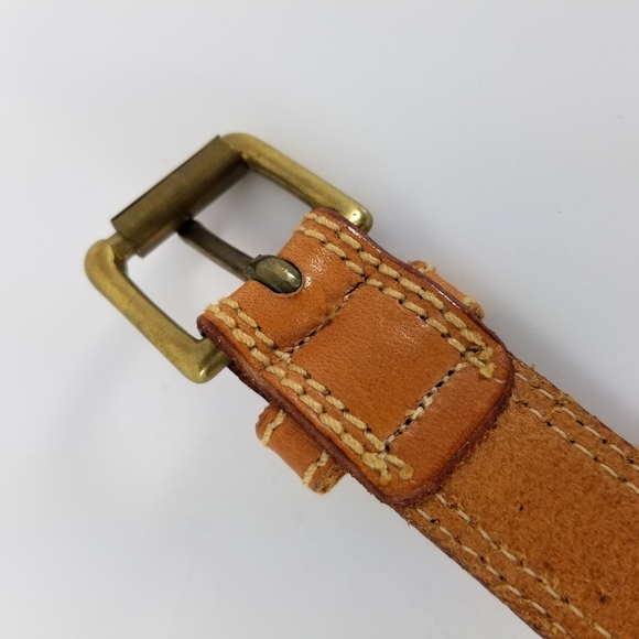JONATHAN BRYAN | genuine leather stitch detail belt - Picture 3 of 5